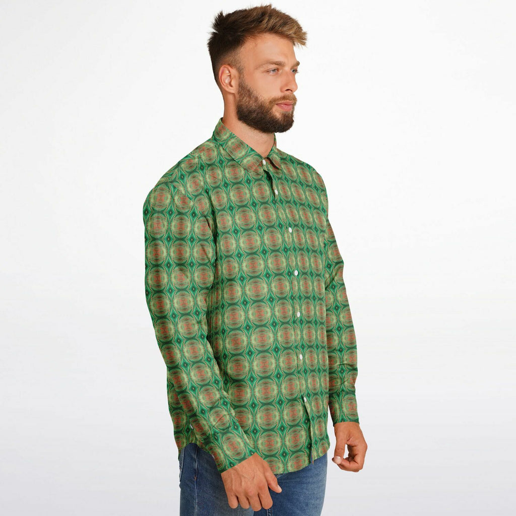 Long Sleeve Button Down Shirt (Frankenstein)