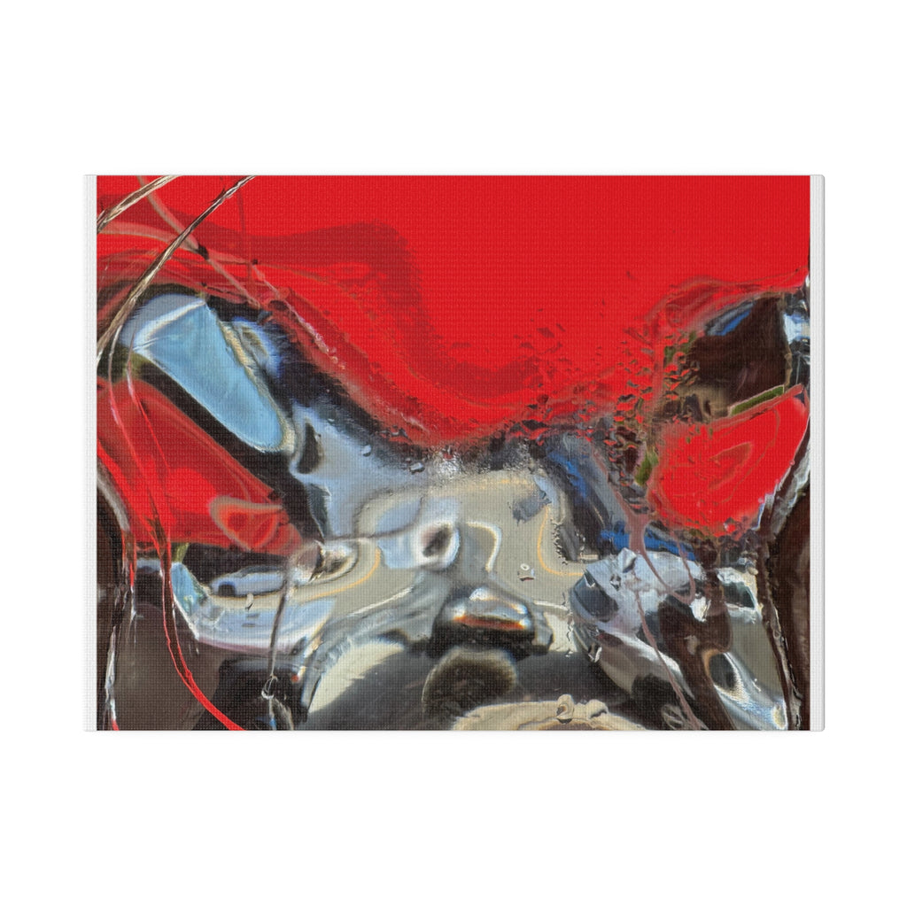 "Crash" 36 Matte Canvas, Stretched, 0.75"