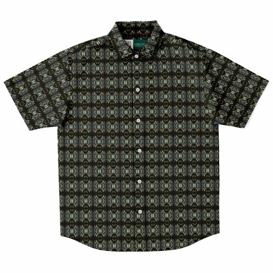 Short Sleeve Button Down Shirt (Glass Block No. 1)