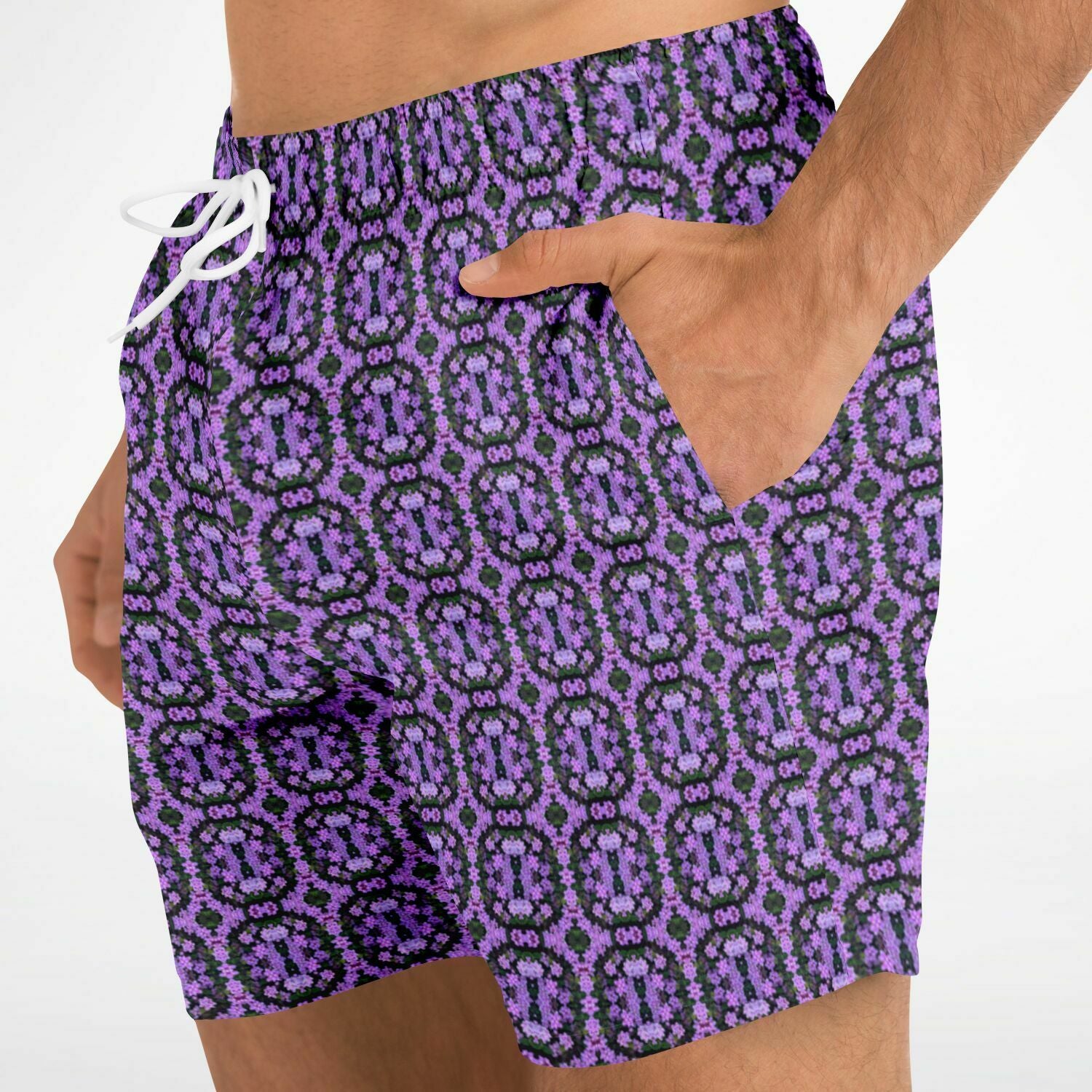 Swim Trunks (Violet Rings)