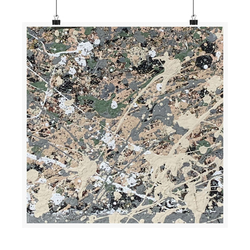 Abstract Art Matte Poster - "Jackson"