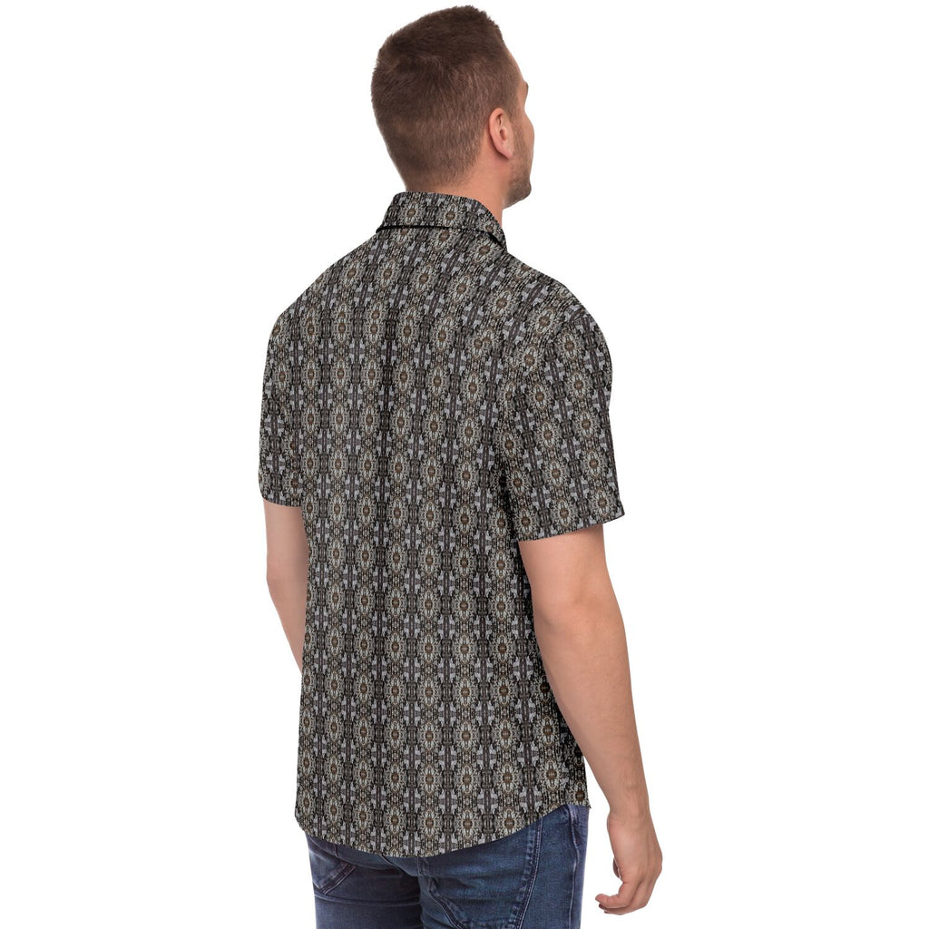 Short Sleeve Button Down Shirt (Shrine)