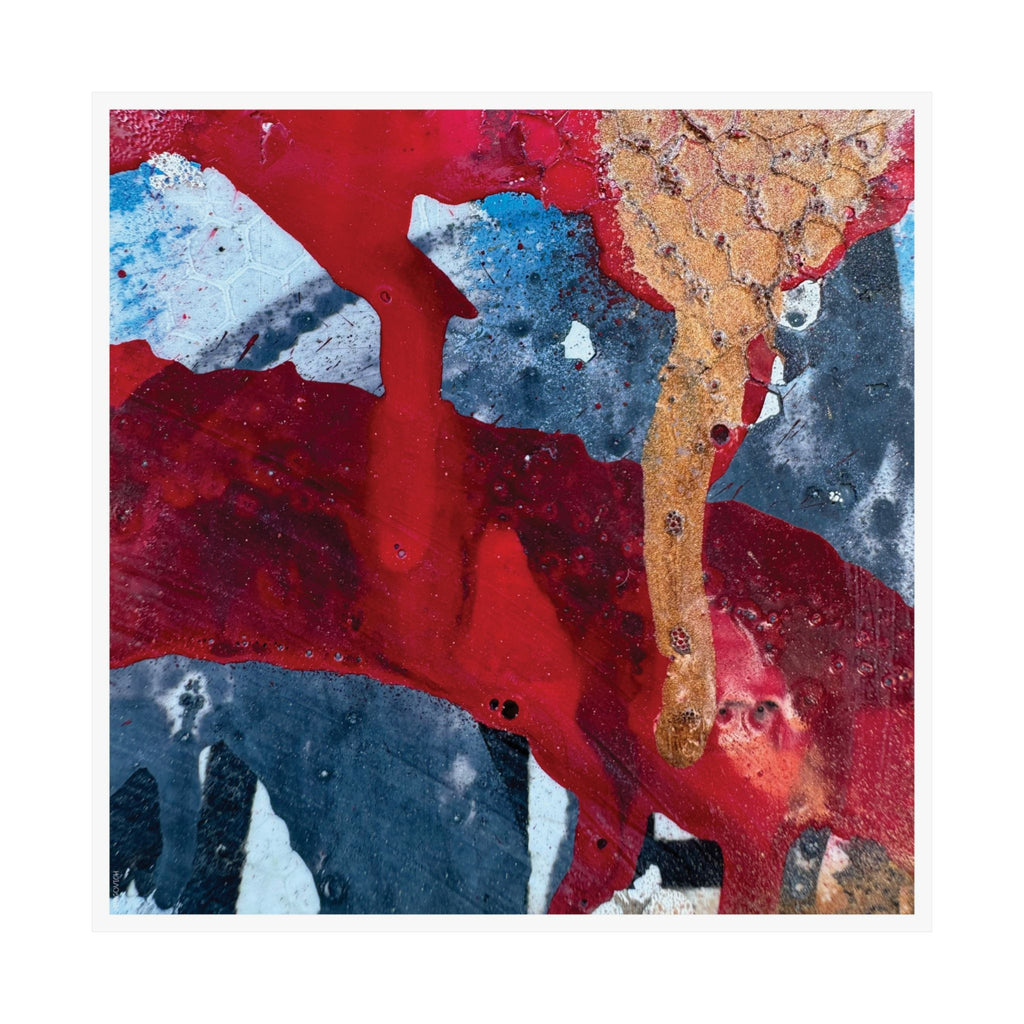 Abstract Art Matte Poster - "It Cuts"