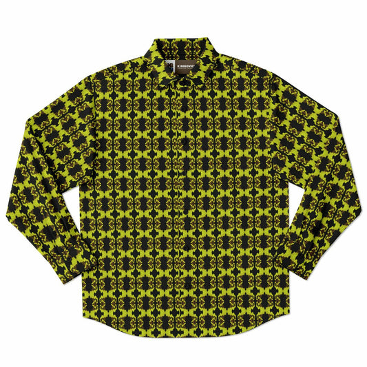 Long Sleeve Button Down Shirt (Neon Trees No. 2)