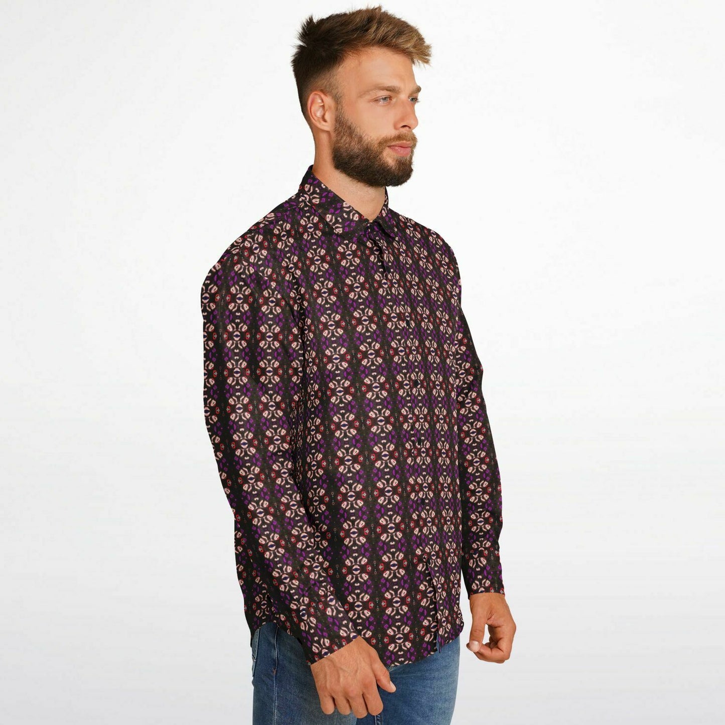 Long Sleeve Button Down Shirt (Notre Dame)