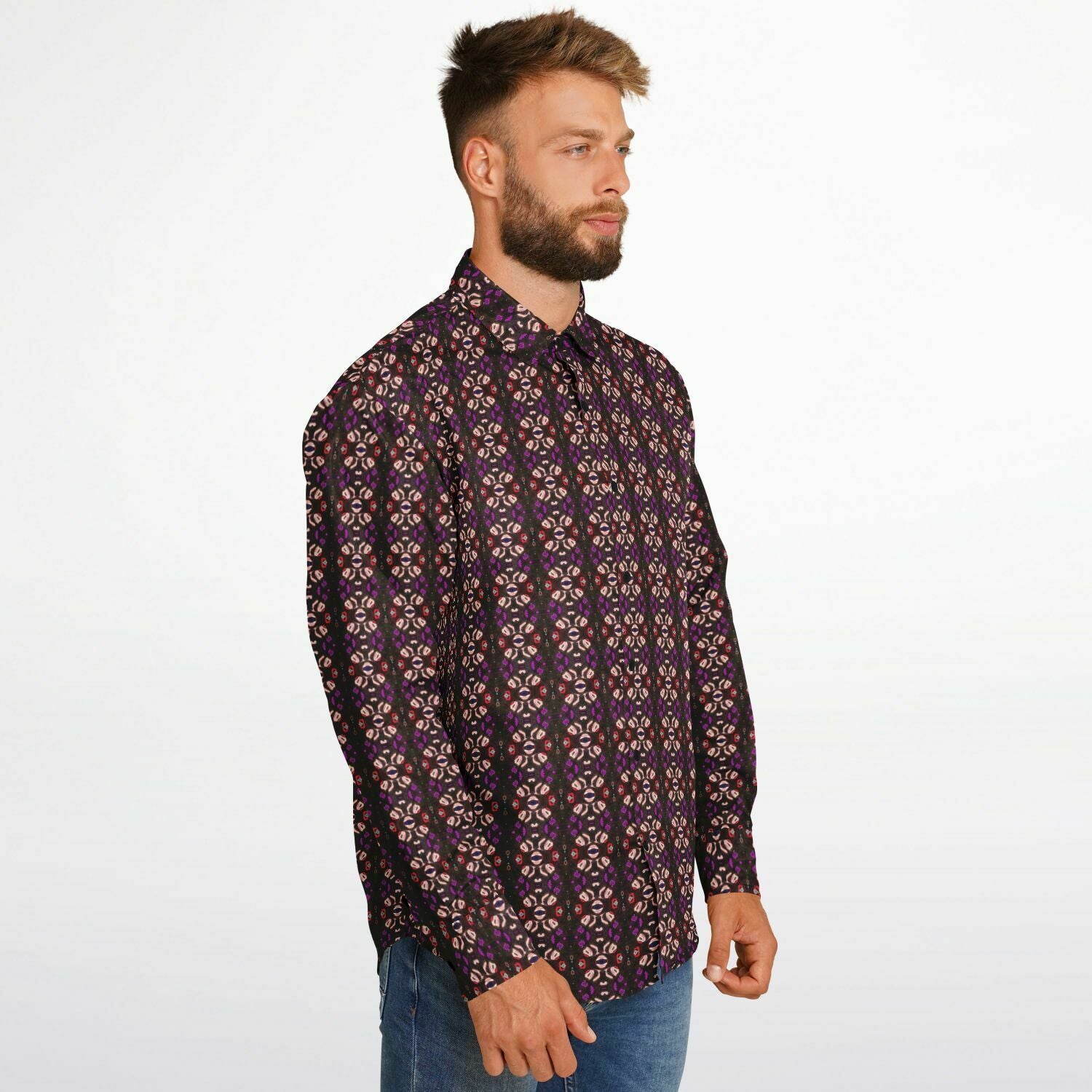 Long Sleeve Button Down Shirt (Notre Dame)