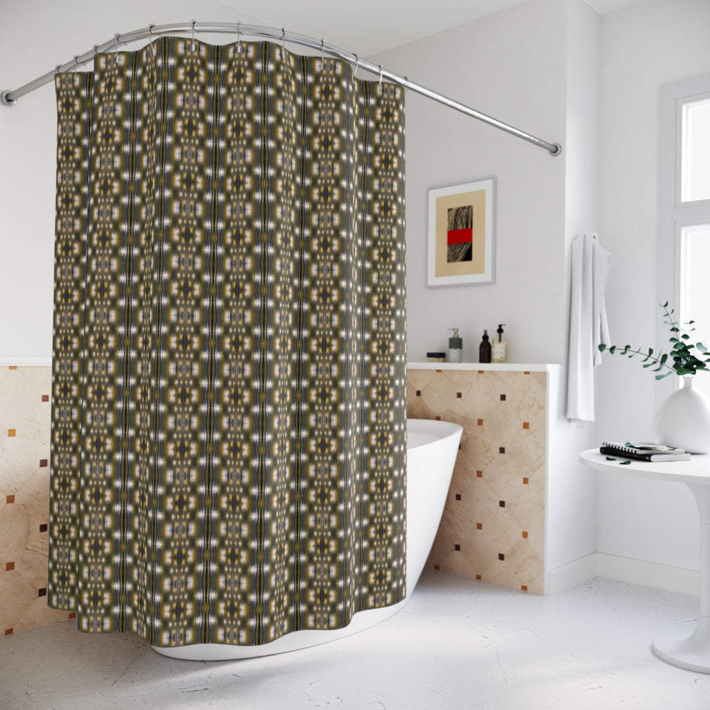 Shower Curtain (Yellow Accordion)
