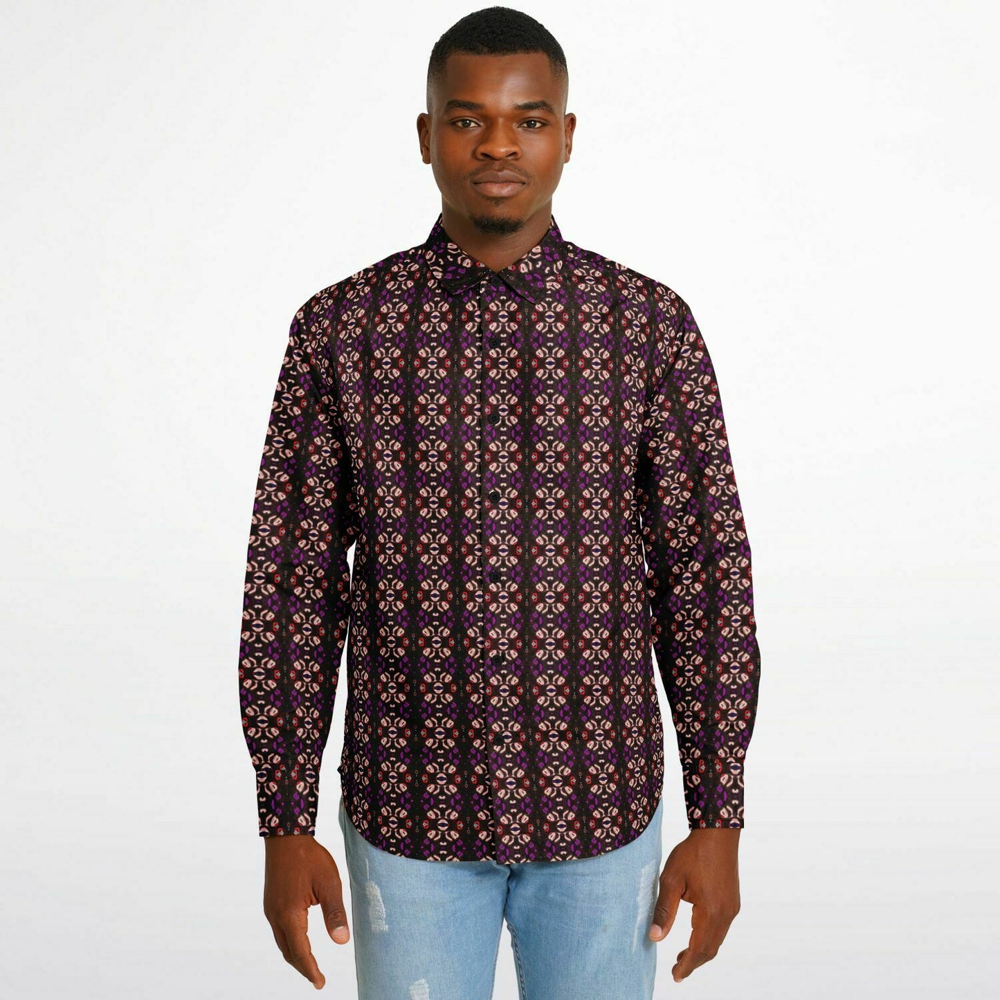 Long Sleeve Button Down Shirt (Notre Dame)