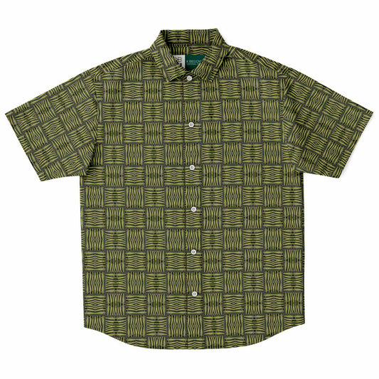 Short Sleeve Button Down Shirt (Teeth No. 4)