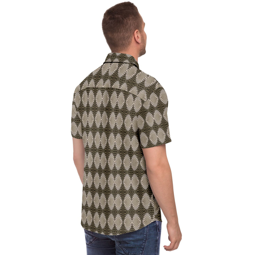 Short Sleeve Button Down Shirt (Hypno L)