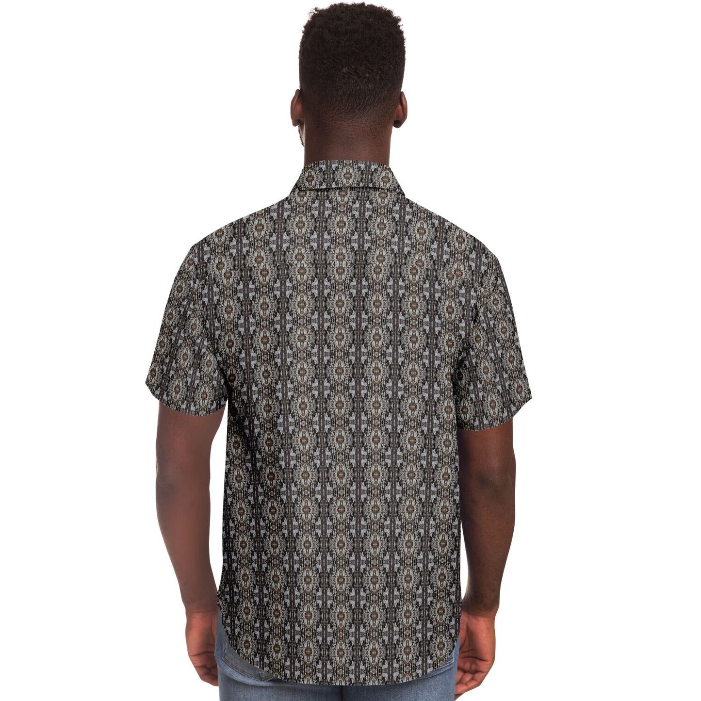 Short Sleeve Button Down Shirt (Shrine)