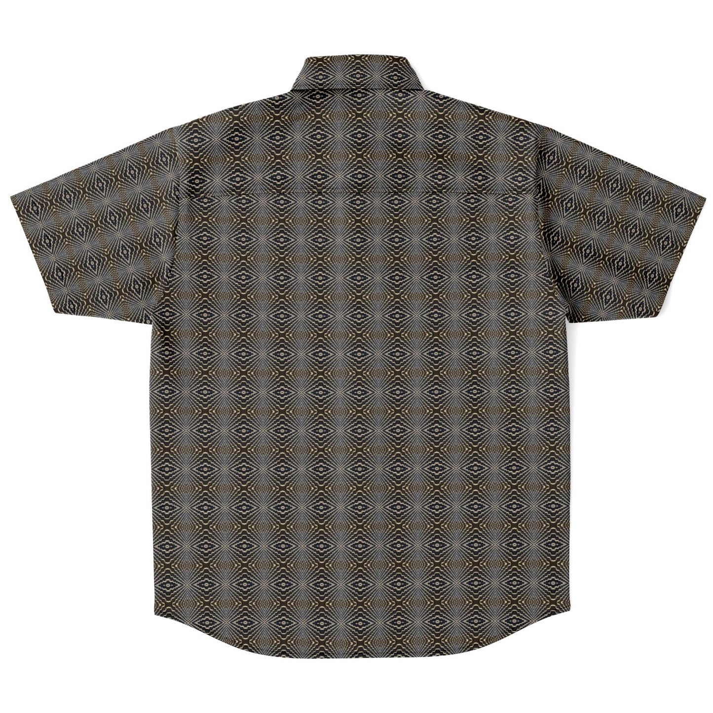 Short Sleeve Button Down Shirt (Tetris)