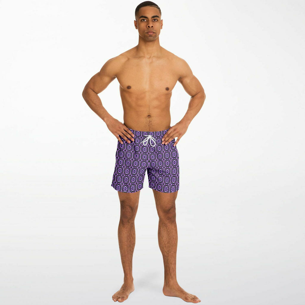 Swim Trunks (Violet Rings)