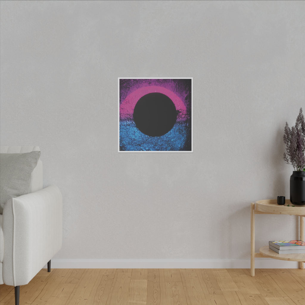 Abstract Art Canvas - "Eclipsed"