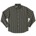 Long Sleeve Button Down Shirt (Black & Tan No. 1)
