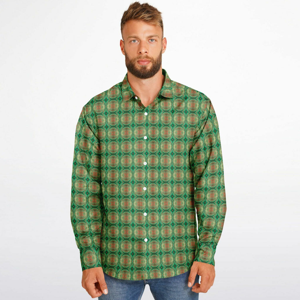 Long Sleeve Button Down Shirt (Frankenstein)
