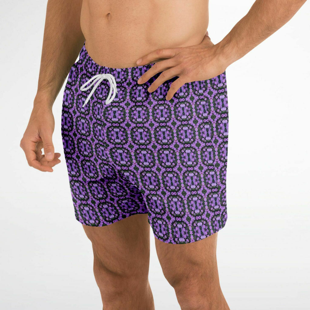 Swim Trunks (Violet Rings)