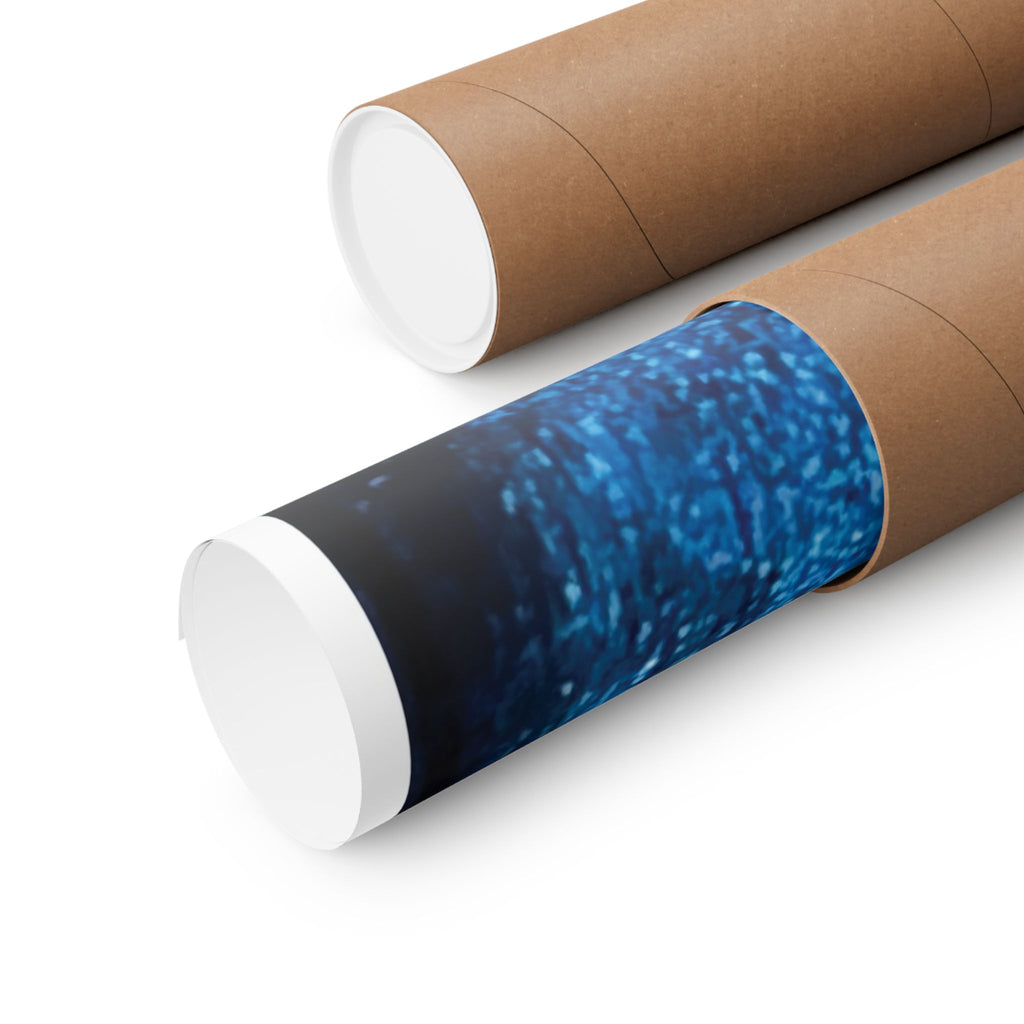 Abstract Art Matte Poster - "Eclipsed"