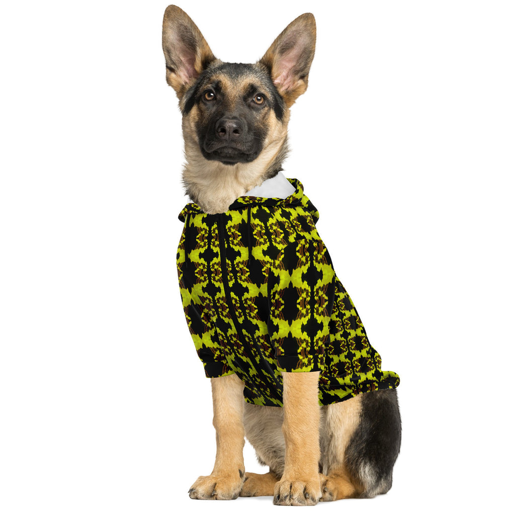Dog Zip-Up Hoodie (Neon Trees No. 2)