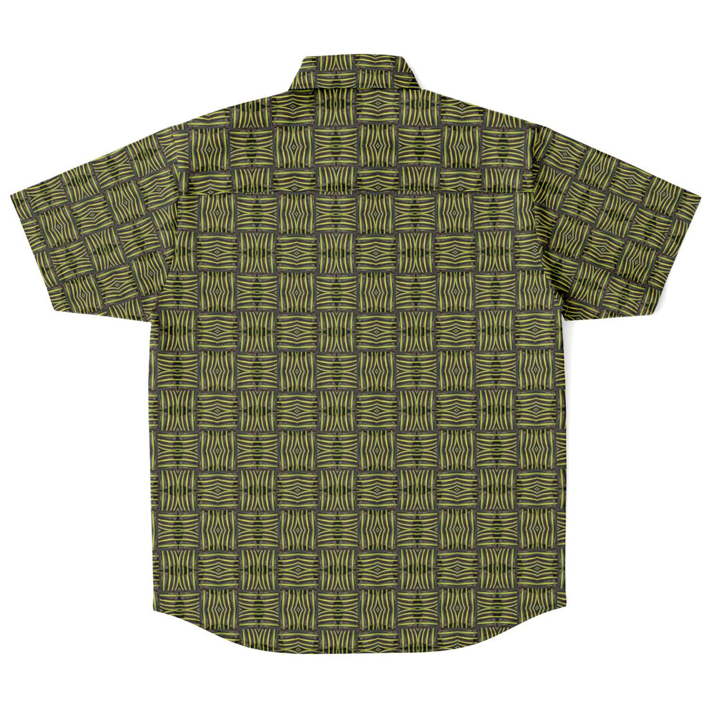 Short Sleeve Button Down Shirt (Teeth No. 4)