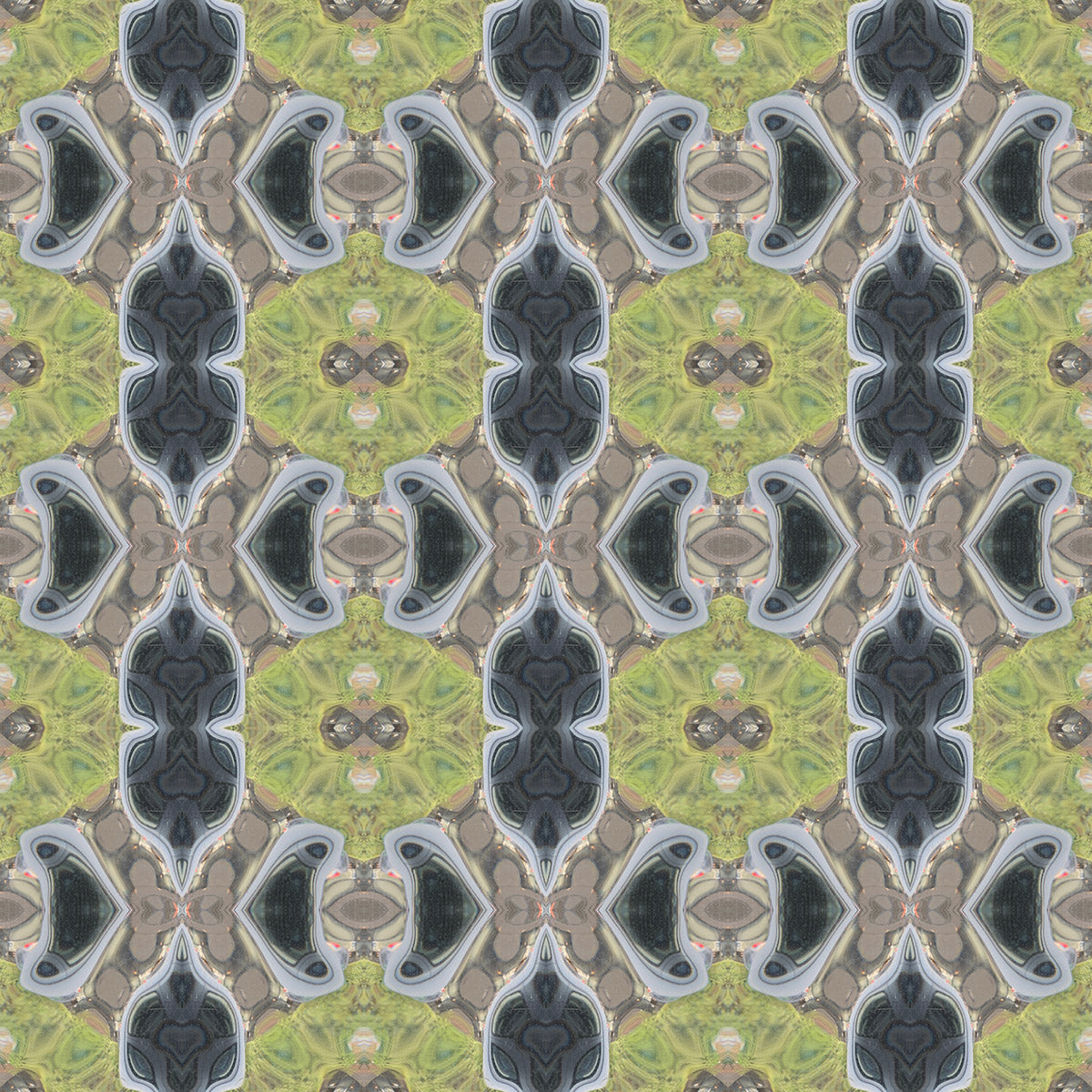 Short Sleeve Button Down Shirt (Glass Block No. 3)