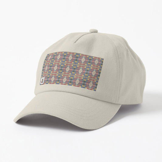 Beige Unstructured Cap (Mosaic)