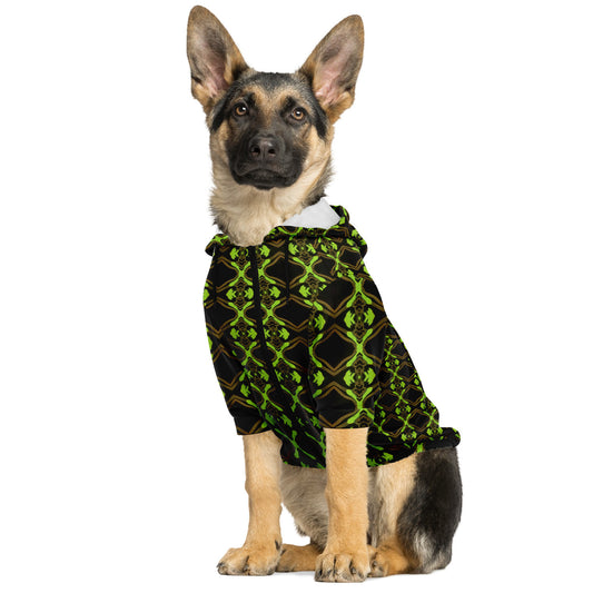 Dog Zip-Up Hoodie (Neon Trees No. 1)