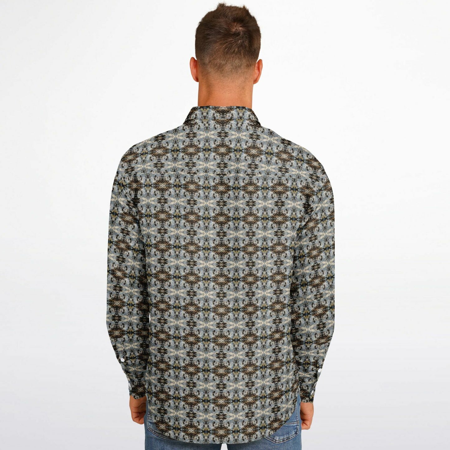 Long Sleeve Button Down Shirt (Moth)