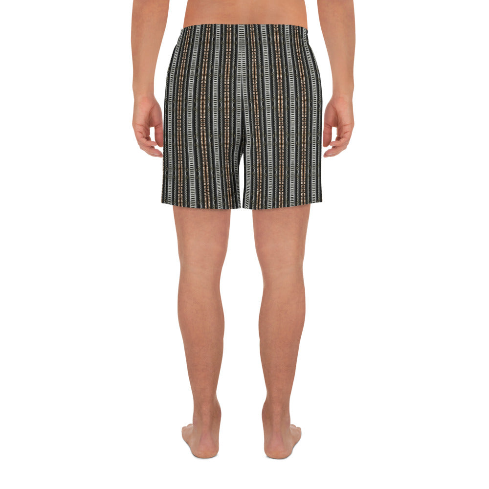 Eco-friendly Stretch Shorts (Black & Tan No. 1)