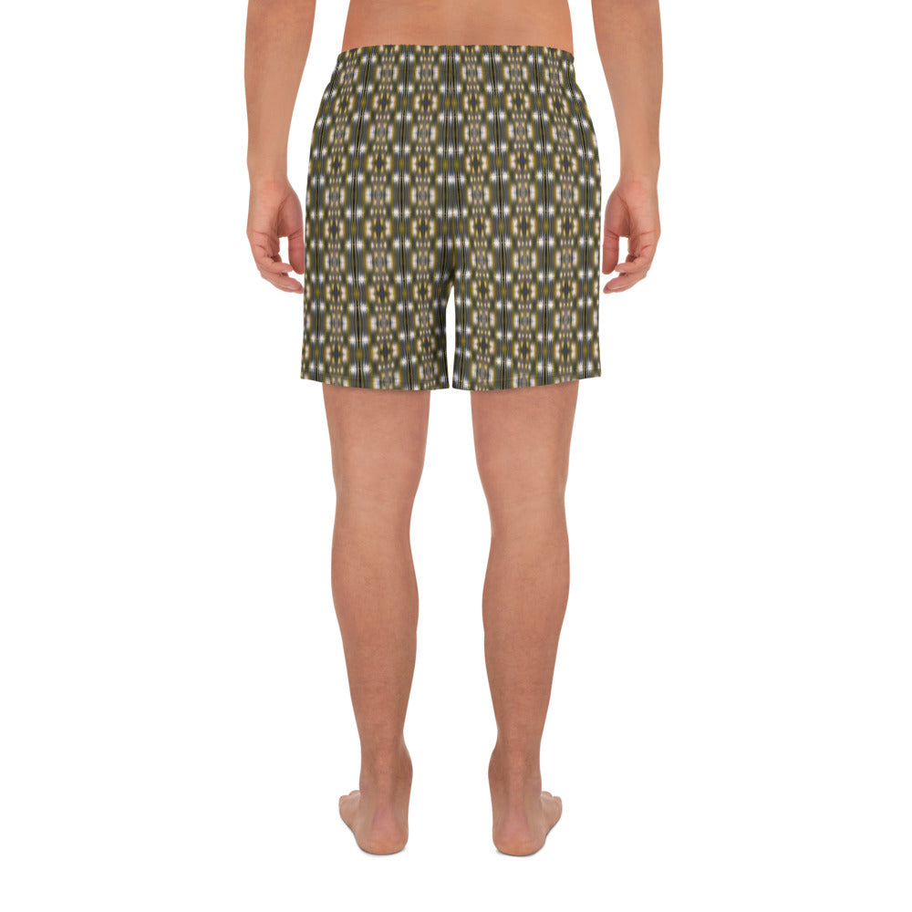 Eco-friendly Stretch Shorts (Yellow Accordion)