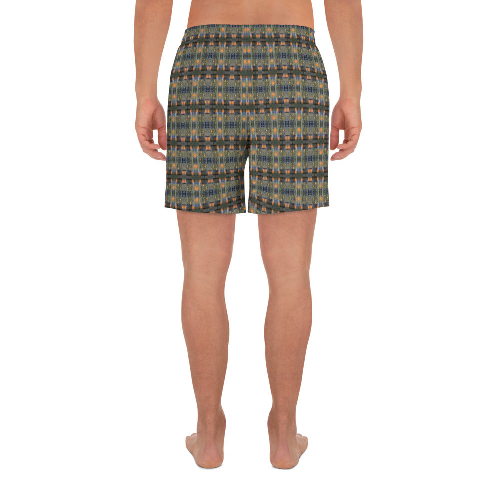 Eco-friendly Stretch Shorts (Modern Plaid No. 1)