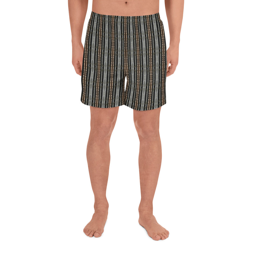 Eco-friendly Stretch Shorts (Black & Tan No. 1)