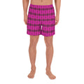 Eco-friendly Stretch Shorts (Fuchsia Parquet)