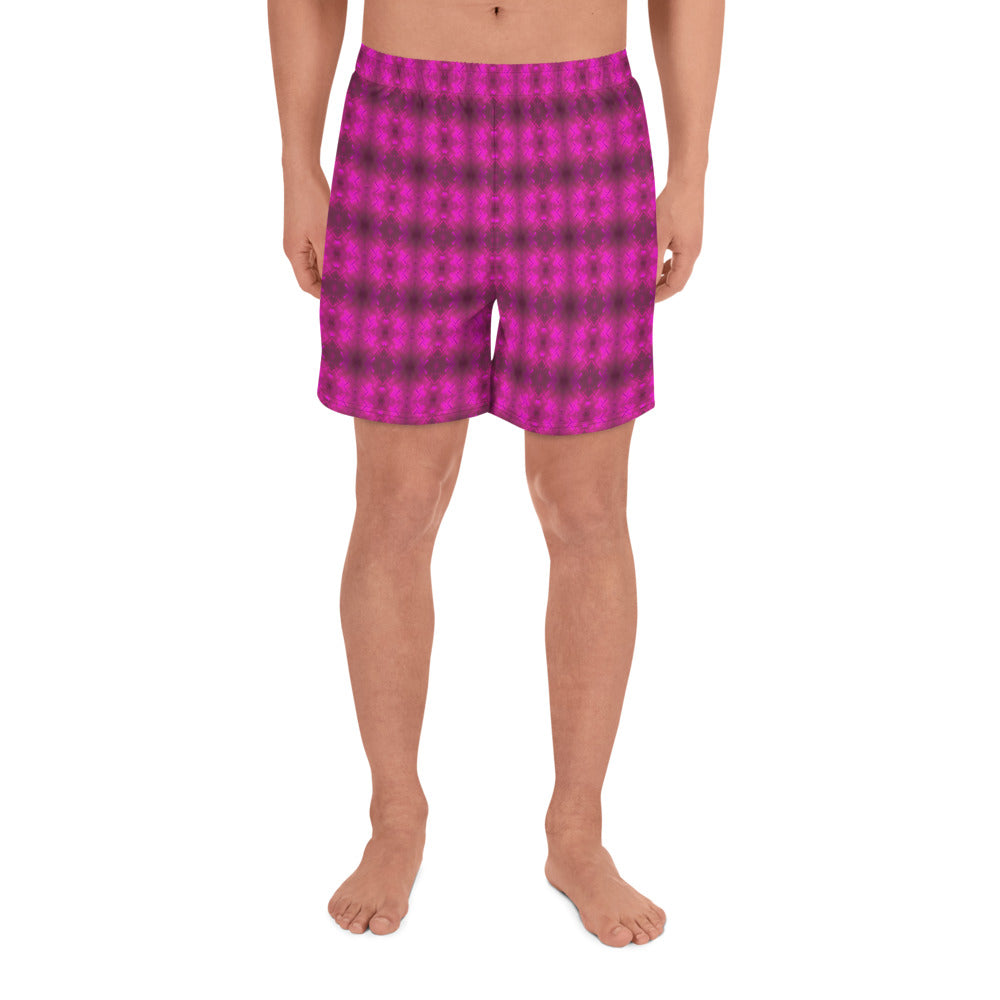 Eco-friendly Stretch Shorts (Fuchsia Parquet)