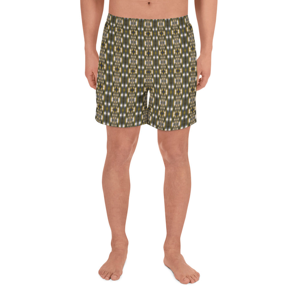Eco-friendly Stretch Shorts (Yellow Accordion)