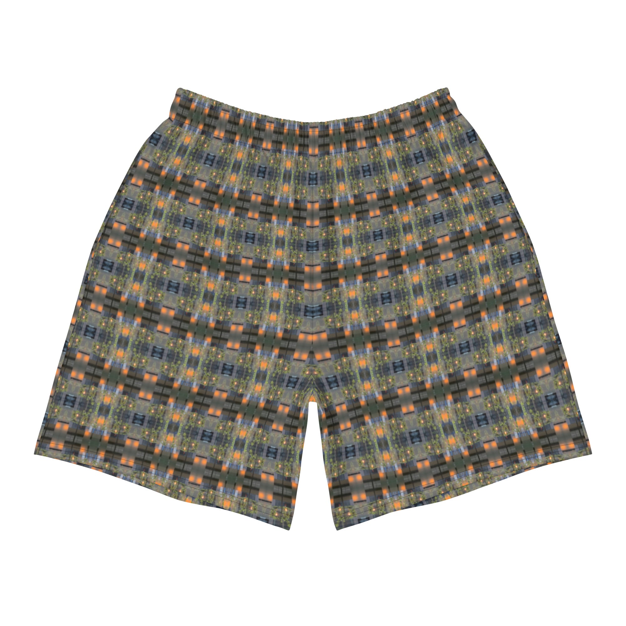 Eco-friendly Stretch Shorts (Modern Plaid No. 1)