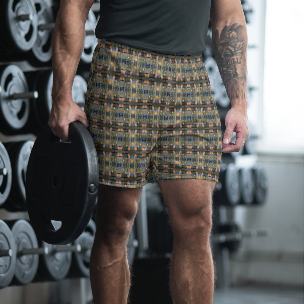 Eco-friendly Stretch Shorts (Modern Plaid No. 1)