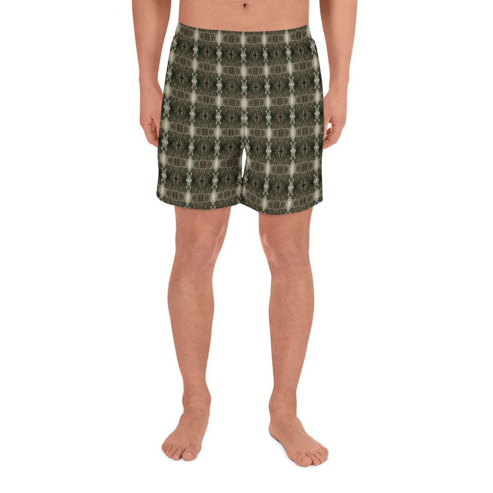 Eco-friendly Stretch Shorts (Swirl Plaid)