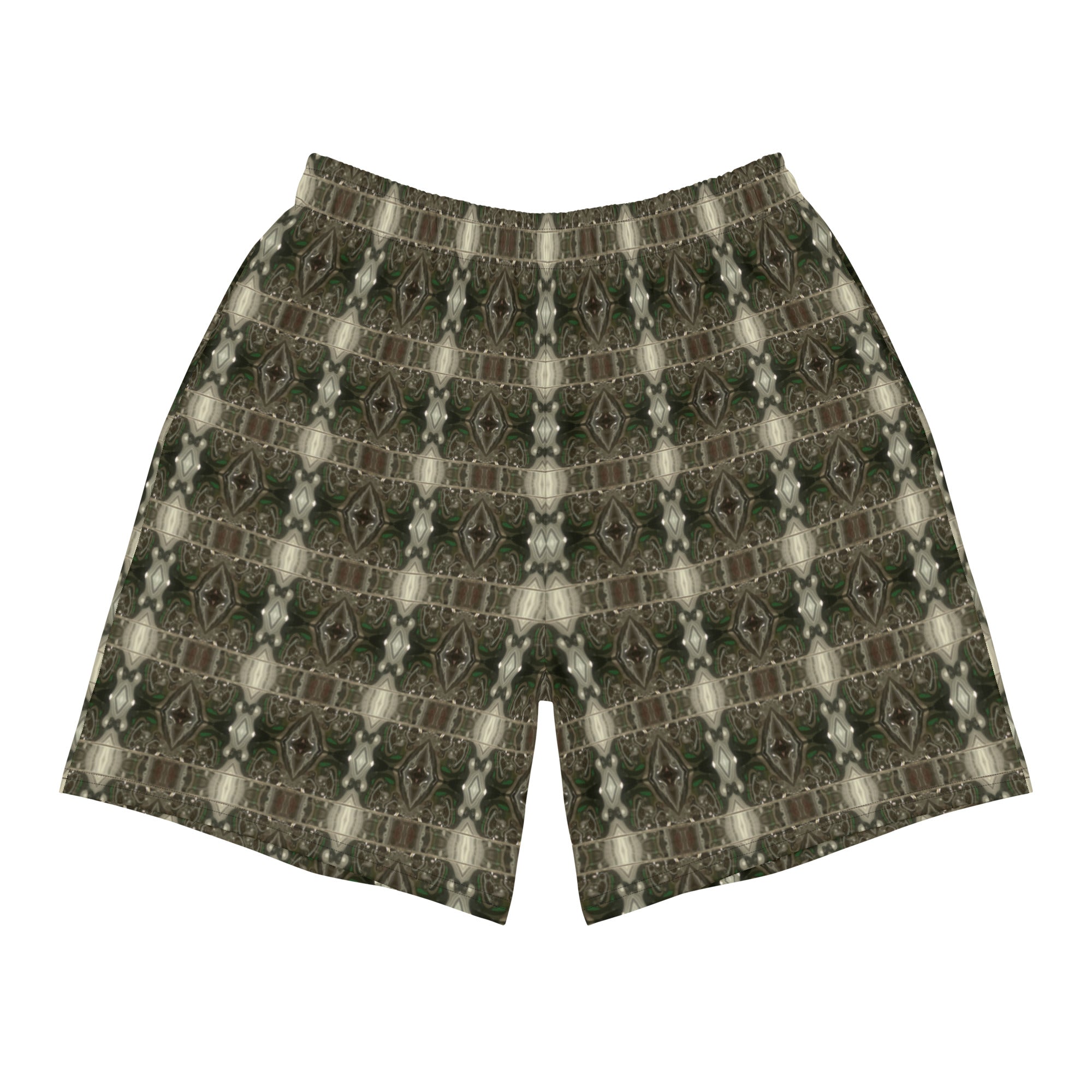 Eco-friendly Stretch Shorts (Swirl Plaid)