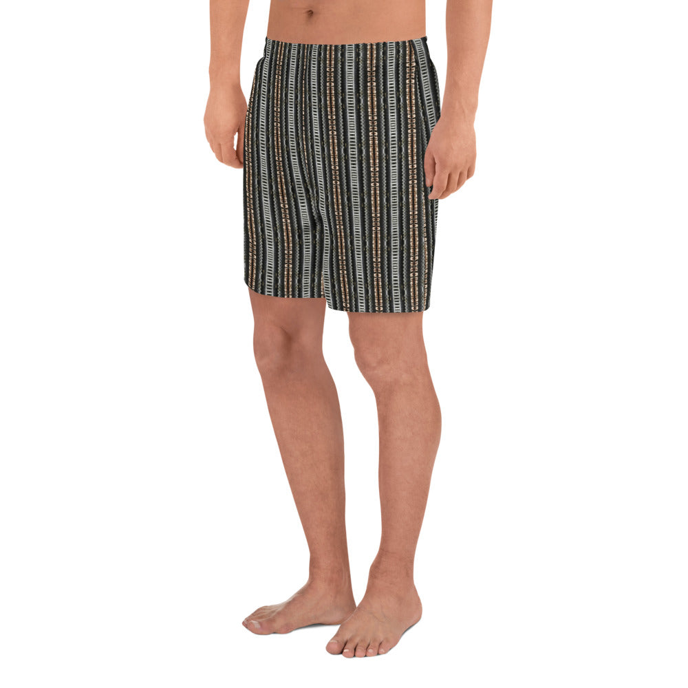 Eco-friendly Stretch Shorts (Black & Tan No. 1)