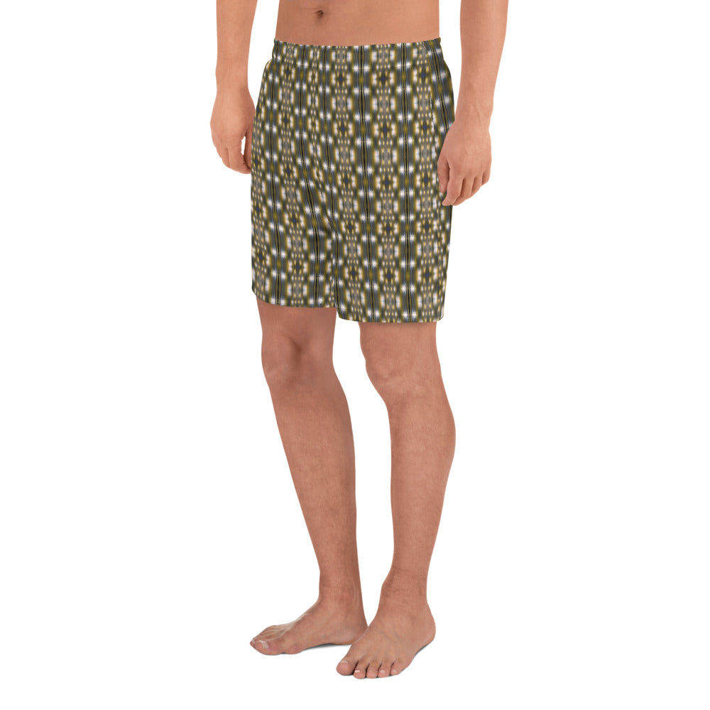 Eco-friendly Stretch Shorts (Yellow Accordion)