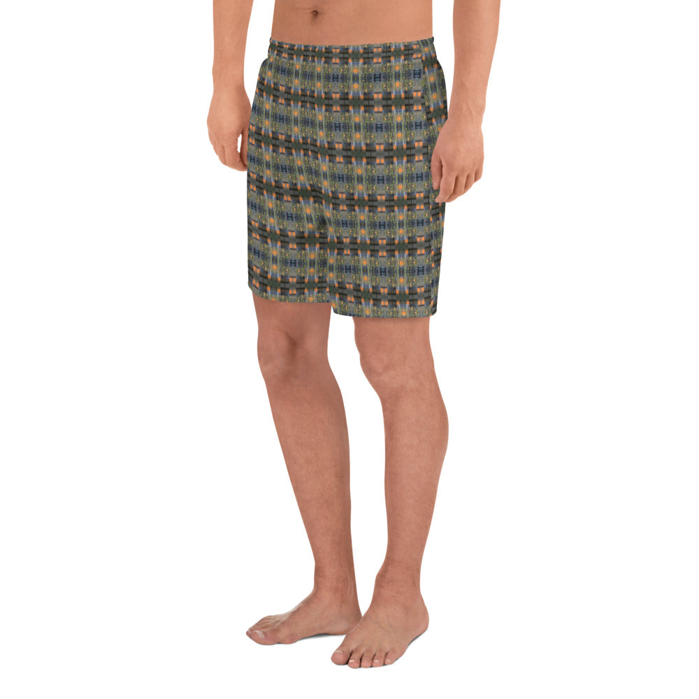 Eco-friendly Stretch Shorts (Modern Plaid No. 1)