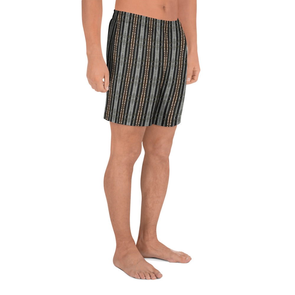 Eco-friendly Stretch Shorts (Black & Tan No. 1)