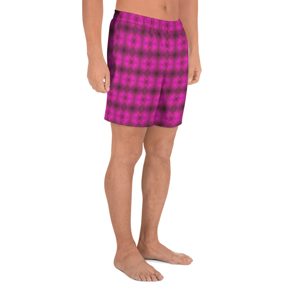 Eco-friendly Stretch Shorts (Fuchsia Parquet)