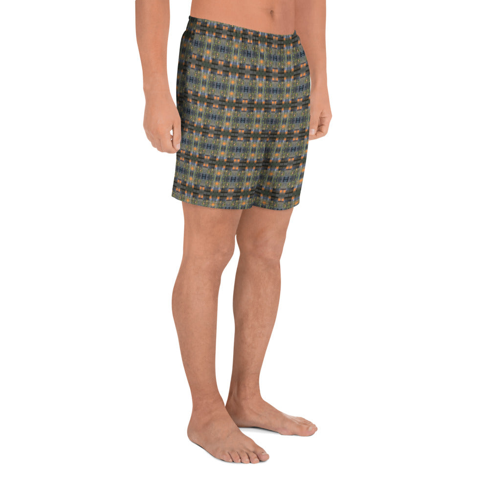 Eco-friendly Stretch Shorts (Modern Plaid No. 1)
