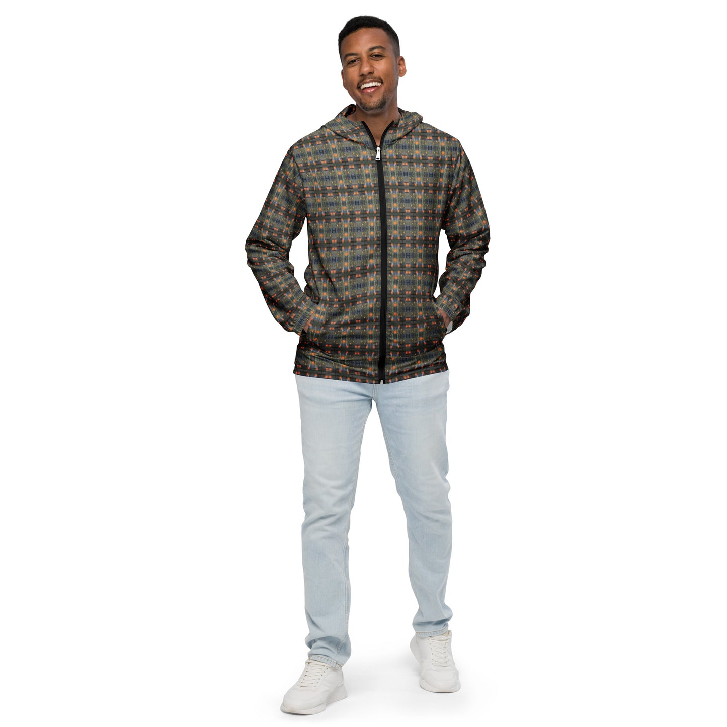 Windbreaker (Modern Plaid No. 1)