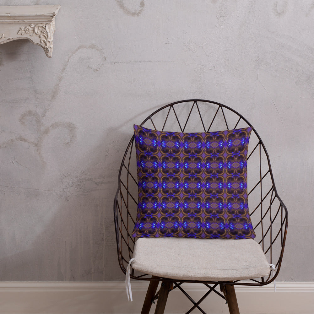 2-in-1 Premium Pillow (Copper & Lead No. 3 / Cobalt Bubble)