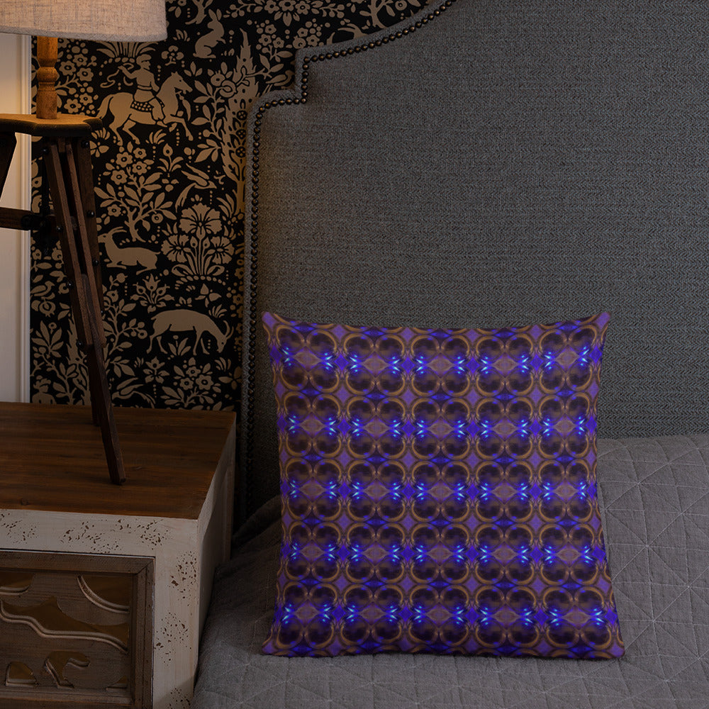 2-in-1 Premium Pillow (Copper & Lead No. 3 / Cobalt Bubble)