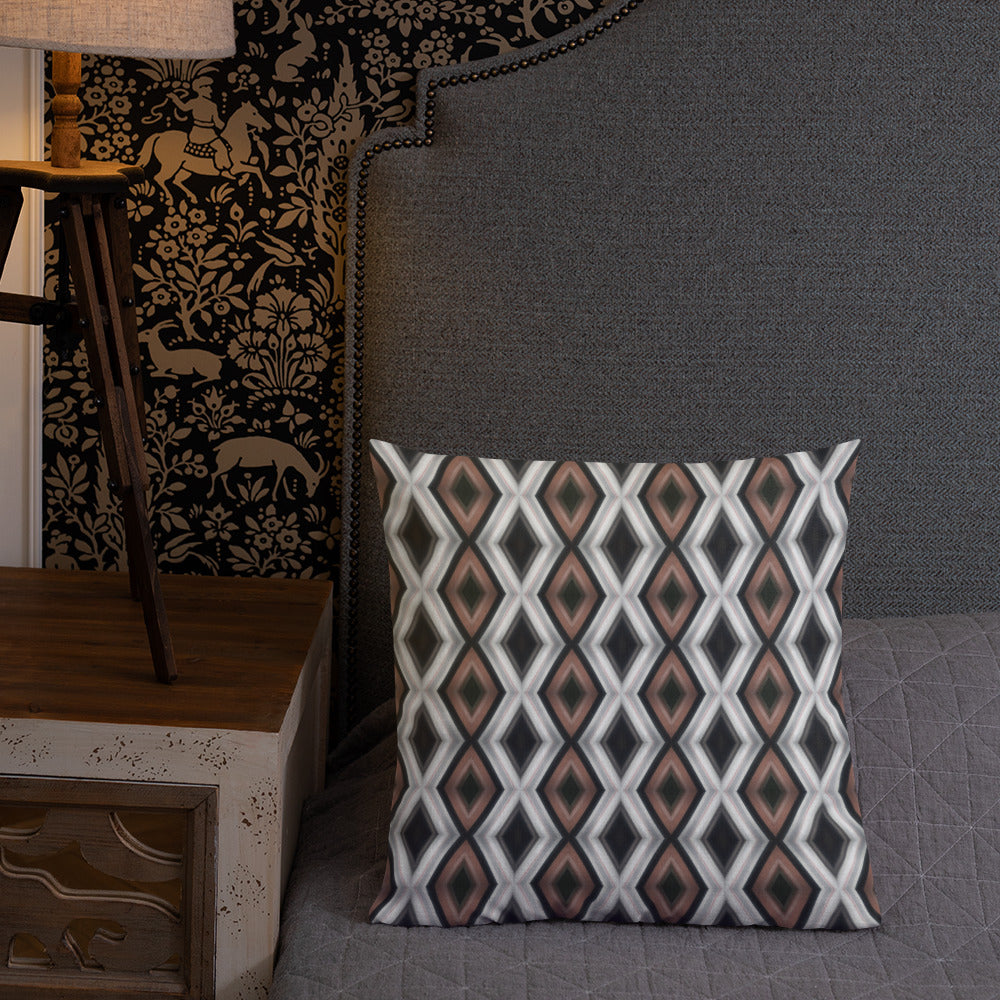 2-in-1 Premium Pillow (Copper & Lead No. 3 / Cobalt Bubble)