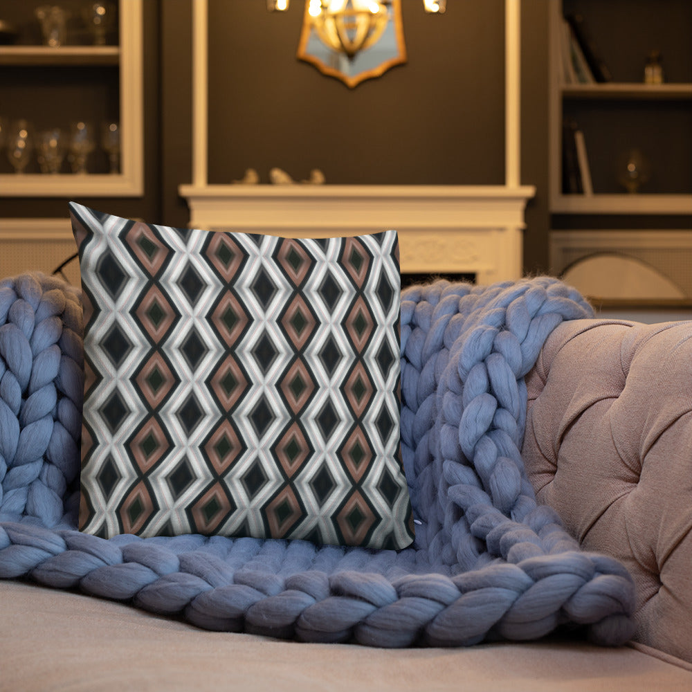 2-in-1 Premium Pillow (Copper & Lead No. 3 / Cobalt Bubble)
